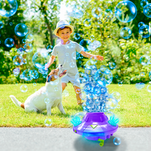 Load image into Gallery viewer, PoppinColorz™ Galactic Color Bubble Machine™ – Spins, Lights, Plays Music – Outdoor Toy for Kids Ages 6-96
