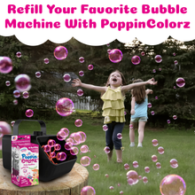 Load image into Gallery viewer, PoppinColorz Pink Pizzaz Color Bubbles - 4-pack Refills