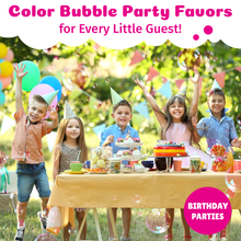 Load image into Gallery viewer, PoppinColorz Pink Pizzaz Color Bubbles - 8 Party Favors
