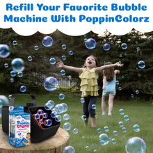 Load image into Gallery viewer, PoppinColorz Blazin' Blue Color Bubbles - 4-pack Refills