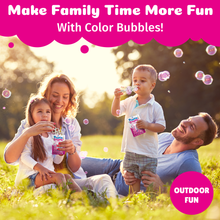 Load image into Gallery viewer, PoppinColorz Pink Pizzaz Color Bubbles - 8 Party Favors