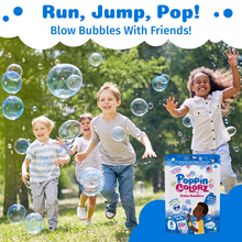 Load image into Gallery viewer, PoppinColorz Blazin' Blue Color Bubbles - 8 Party Favors