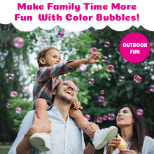 Load image into Gallery viewer, PoppinColorz Pink Pizzaz Color Bubbles - 4-pack Refills