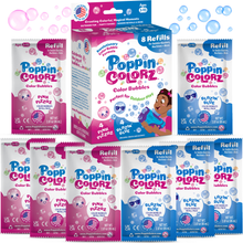 Load image into Gallery viewer, PoppinColorz Color Bubbles - 8-pack Refills