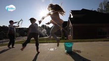 Load and play video in Gallery viewer, 4 Big Bubble Wands: Making Giant Bubbles. Great birthday activity and party favor. Giant Bubble Solution Not Included.