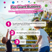 Load image into Gallery viewer, WOWmazing Bubble Concentrate Refill - pouches-pack - Just Add Water!