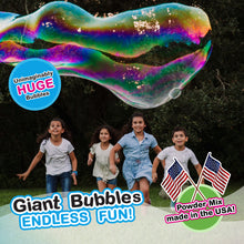 Load image into Gallery viewer, WOWmazing Bubble POWDER (6 packets) - Turns Dish Detergent into Giant Bubbles. Makes 6 GALLONS!