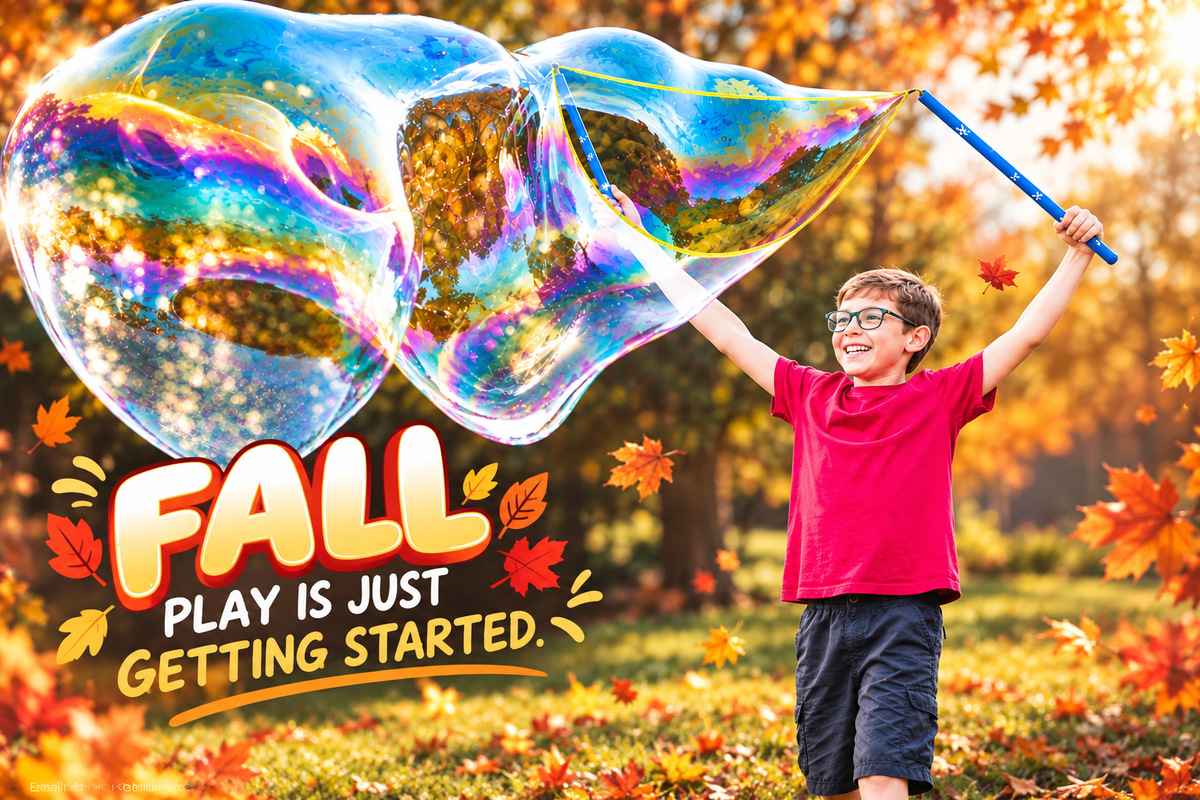 Fall Outdoor Activities for Kids: Giant Bubbles and Glow-in-the-Dark Fun