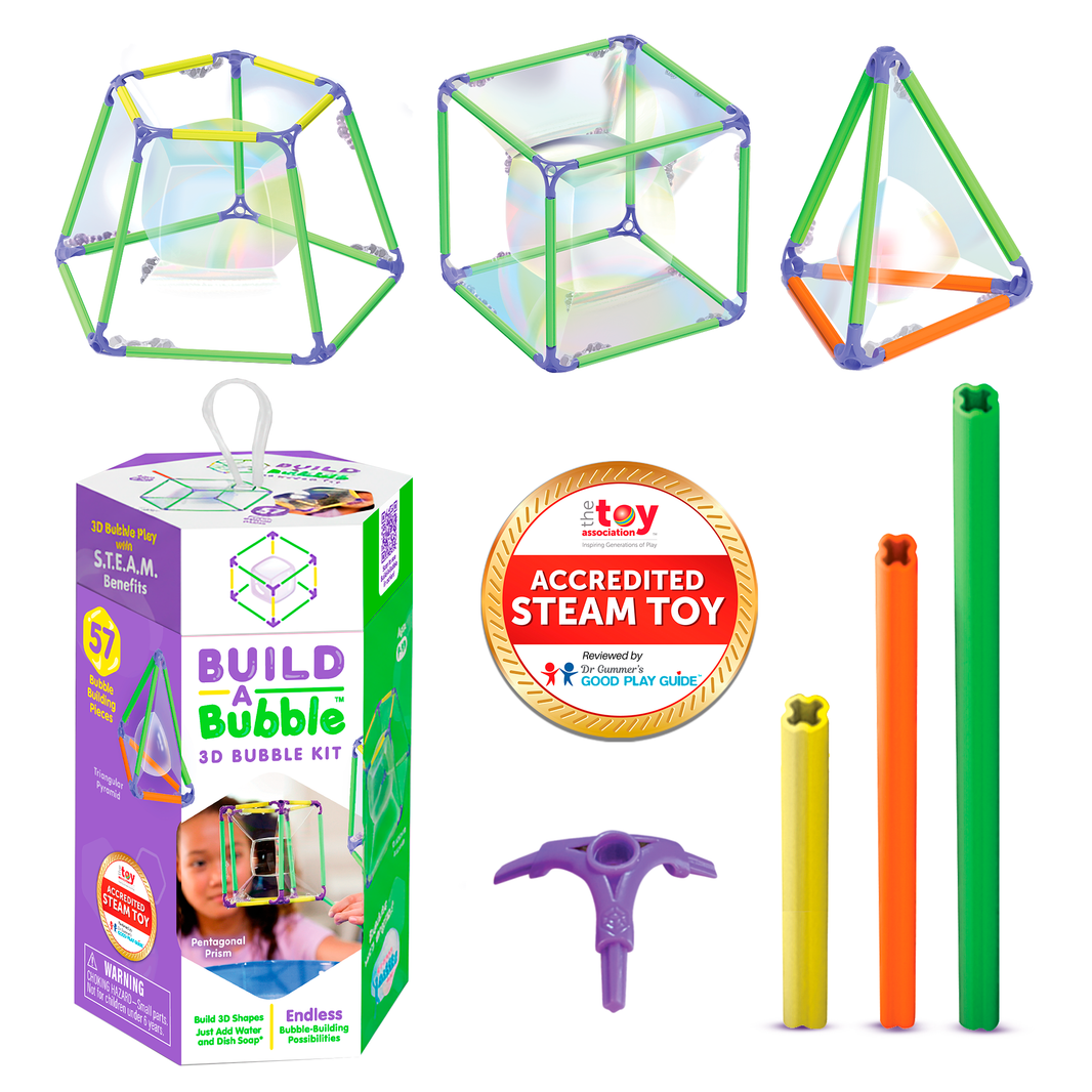 Build-A-Bubble 3D Bubble Maker Kit for Kids 6 & Up