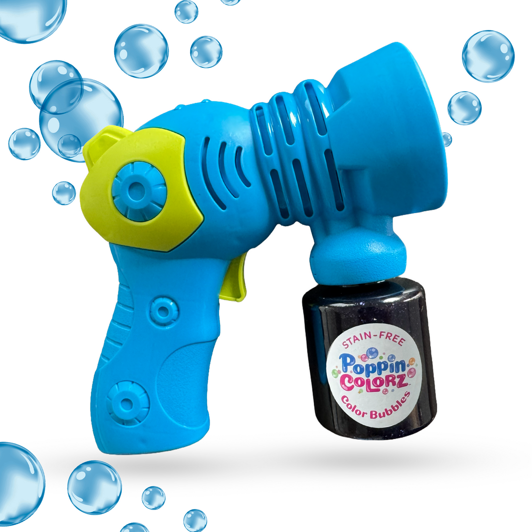 PoppinColorz Eclipz Bubble Blaster – Blazin’ Blue