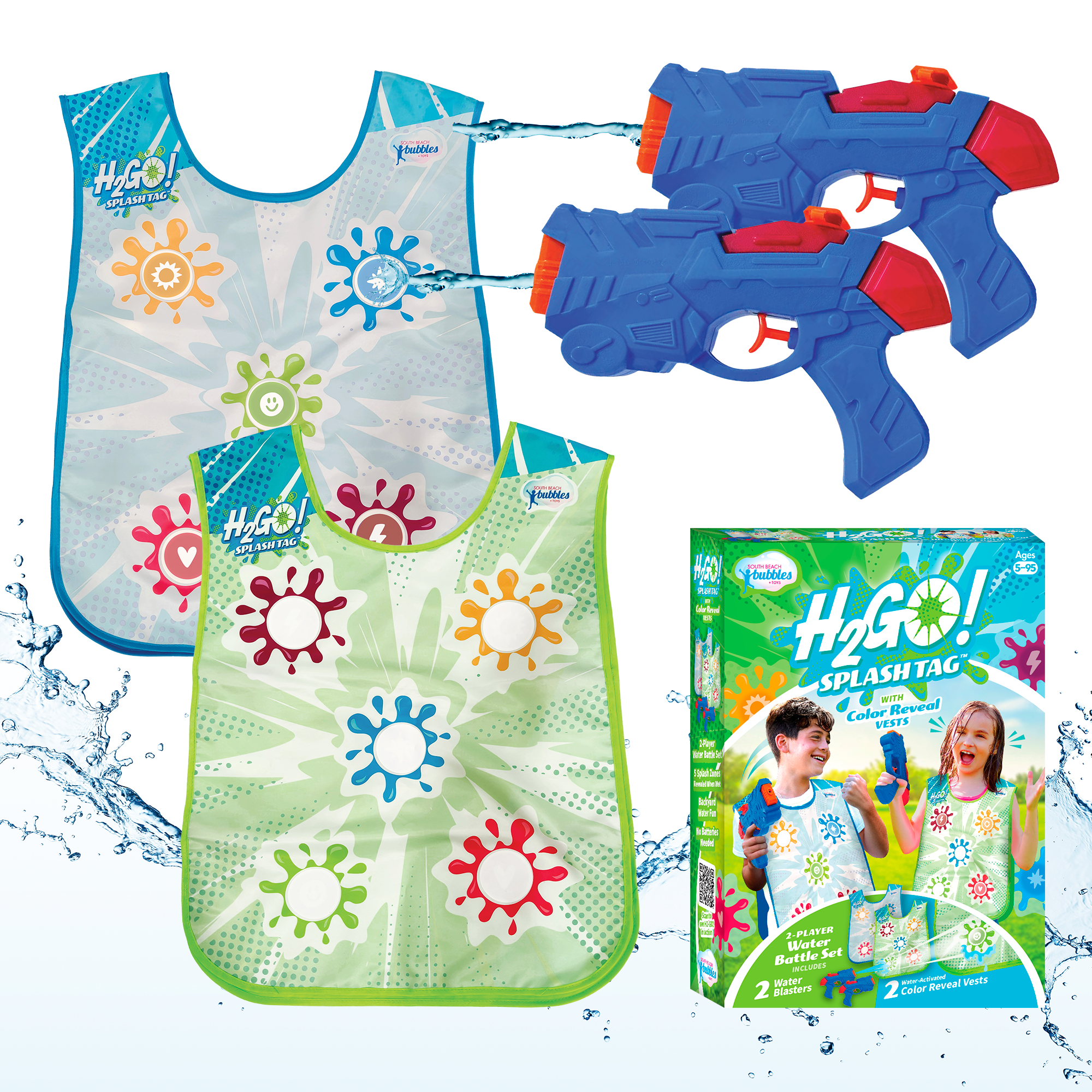 H2GO! Splash Tag – South Beach Bubbles