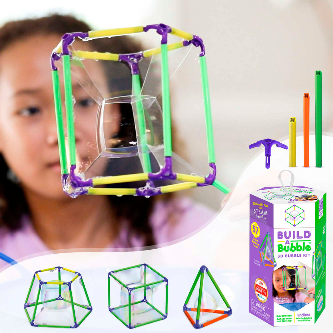 Build-A-Bubble 3D Bubble Maker Kit for Kids 6 & Up