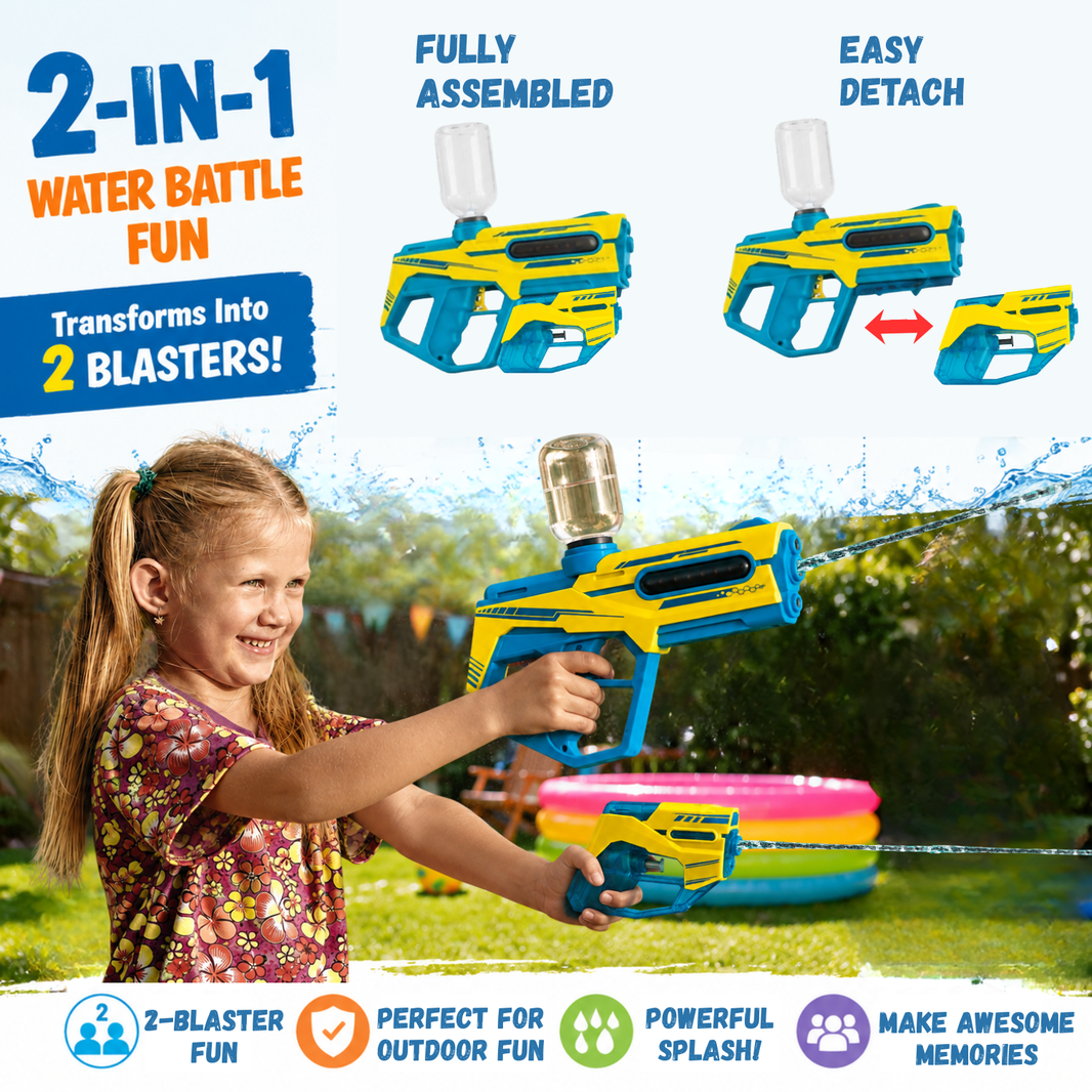 Gemini 2-in-1 Electric Water Blaster