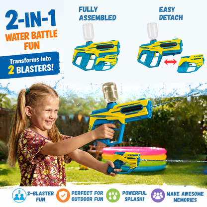 Gemini 2-in-1 Electric Water Blaster