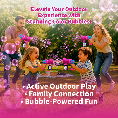 PoppinColorz Eclipz Bubble Blaster – Pink Pizzaz