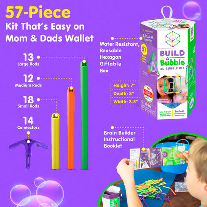 Build-A-Bubble 3D Bubble Maker Kit for Kids 6 & Up