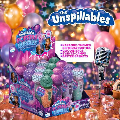 The Unspillables Pop Star Bubbles