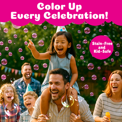 PoppinColorz™️ Stain-Free Color Bubbles Refill – Pink Pizzaz 14oz