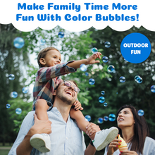 Load image into Gallery viewer, PoppinColorz™️ Stain-Free Color Bubbles Refill – Blazin' Blue 14oz
