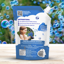 Load image into Gallery viewer, PoppinColorz™️ Stain-Free Color Bubbles Refill – Blazin' Blue 14oz
