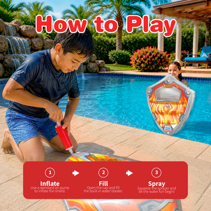 AquaSoakz™ Inflatable Water Blaster Shield
