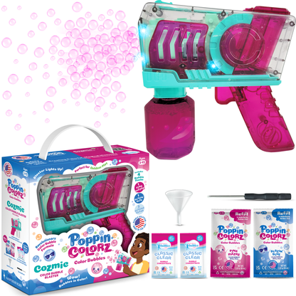 PoppinColorz Cozmic: Color Bubble Blaster – South Beach Bubbles