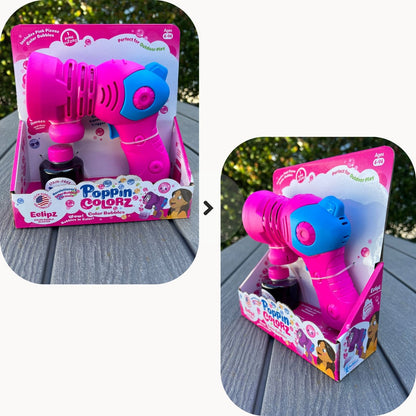 PoppinColorz Eclipz Bubble Blaster – Pink Pizzaz