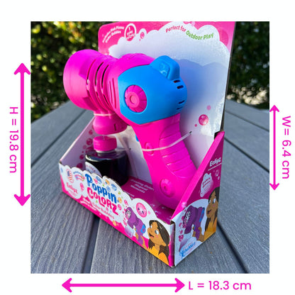 PoppinColorz Eclipz Bubble Blaster – Pink Pizzaz