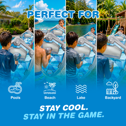 AquaSoakz™ Inflatable Water Blaster Shield