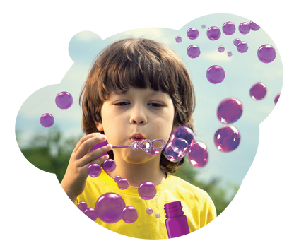 PoppinColorz™ 2-Pack Prismatic Purple Color Bubble Tubes