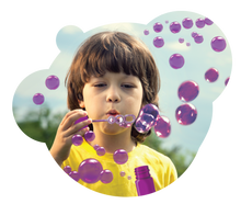 Load image into Gallery viewer, PoppinColorz™ 2-Pack Prismatic Purple Color Bubble Tubes
