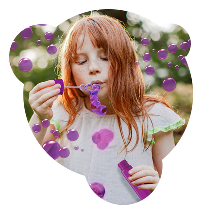 PoppinColorz™ 2-Pack Prismatic Purple Color Bubble Tubes