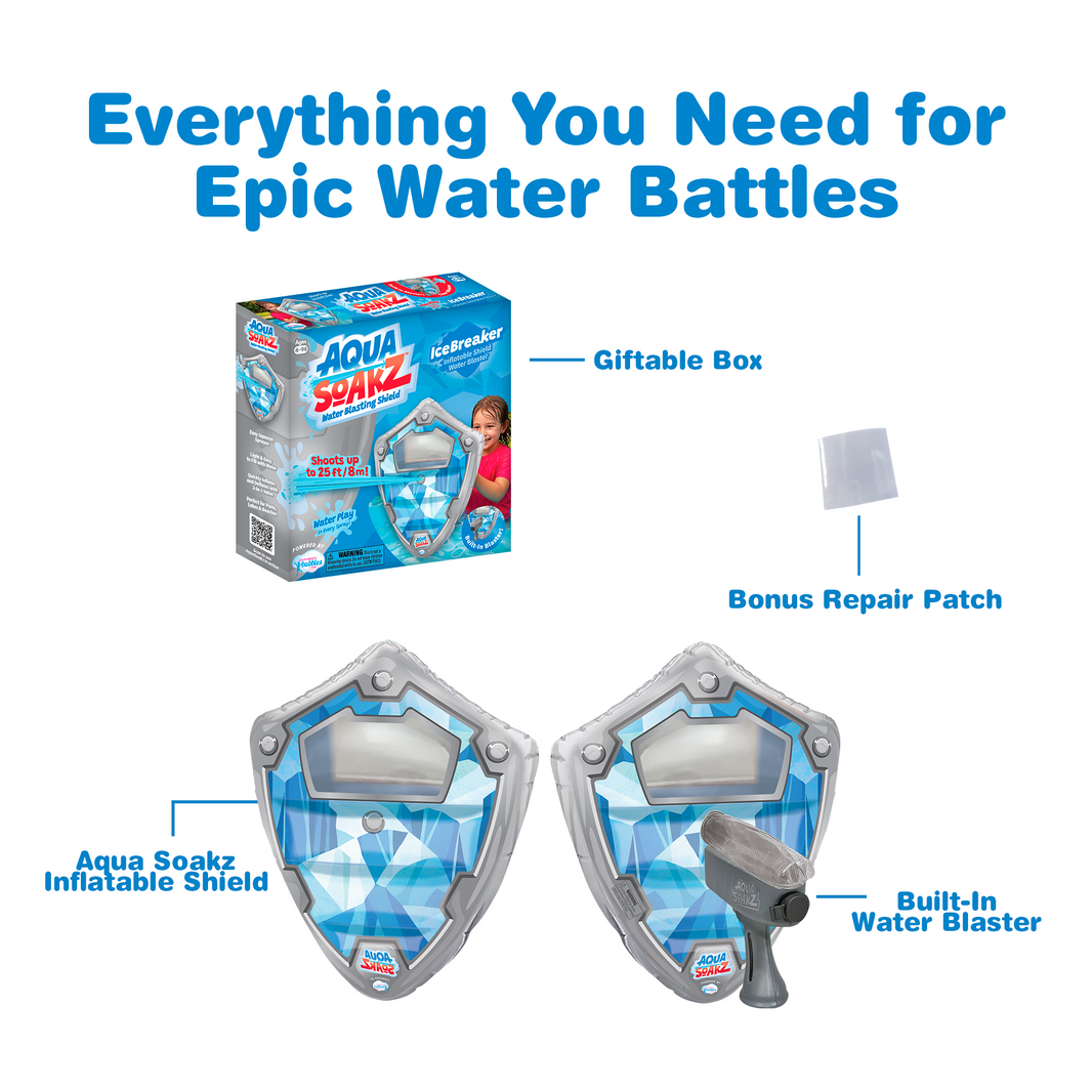 AquaSoakz™ Inflatable Water Blaster Shield
