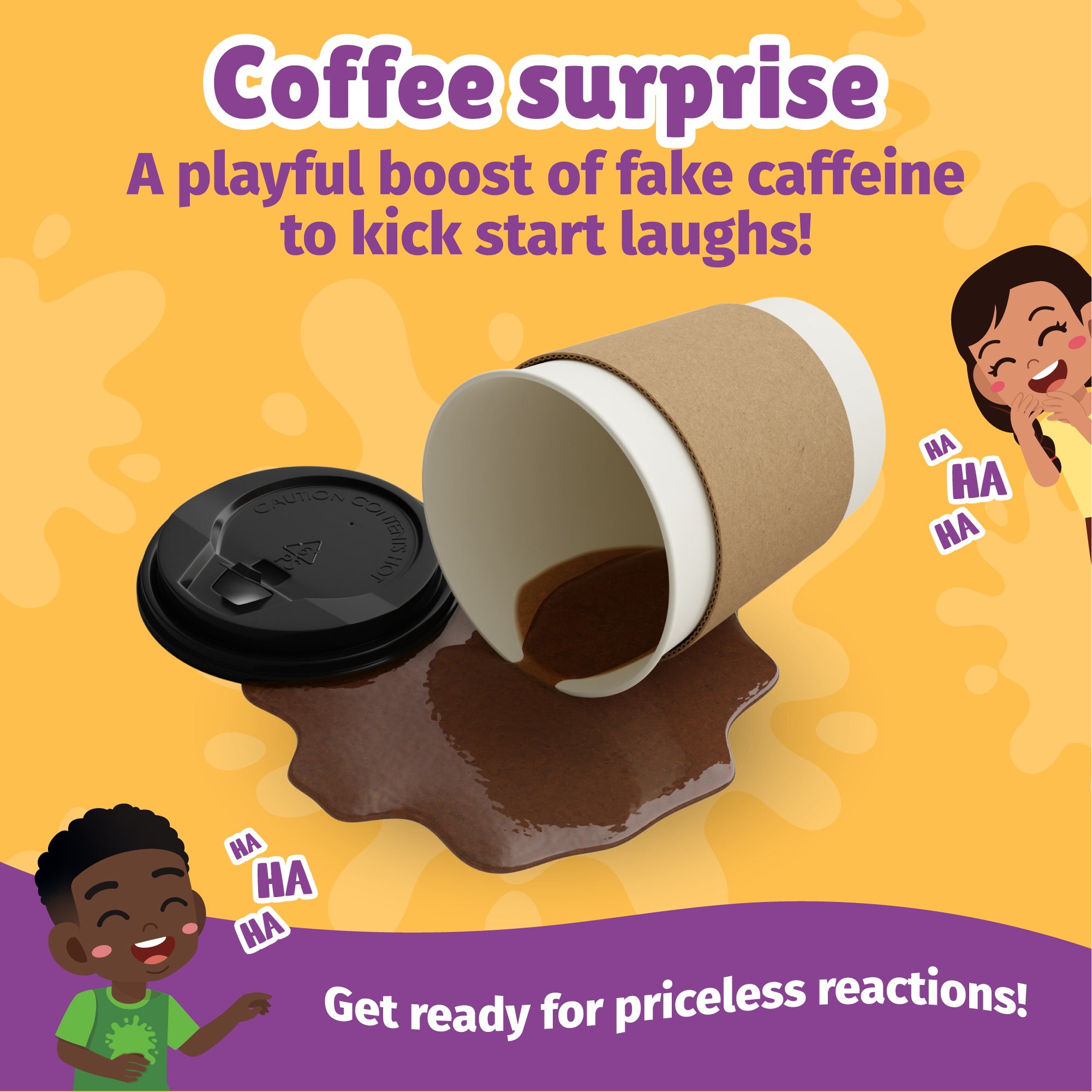 WatchMePrank DIY Coffee Cup Spill Prank Kit