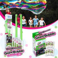 WOWmazing Powder Kit and additional 6-pack Powder Refills - Makes 9 Gallon! - South Beach Bubbles