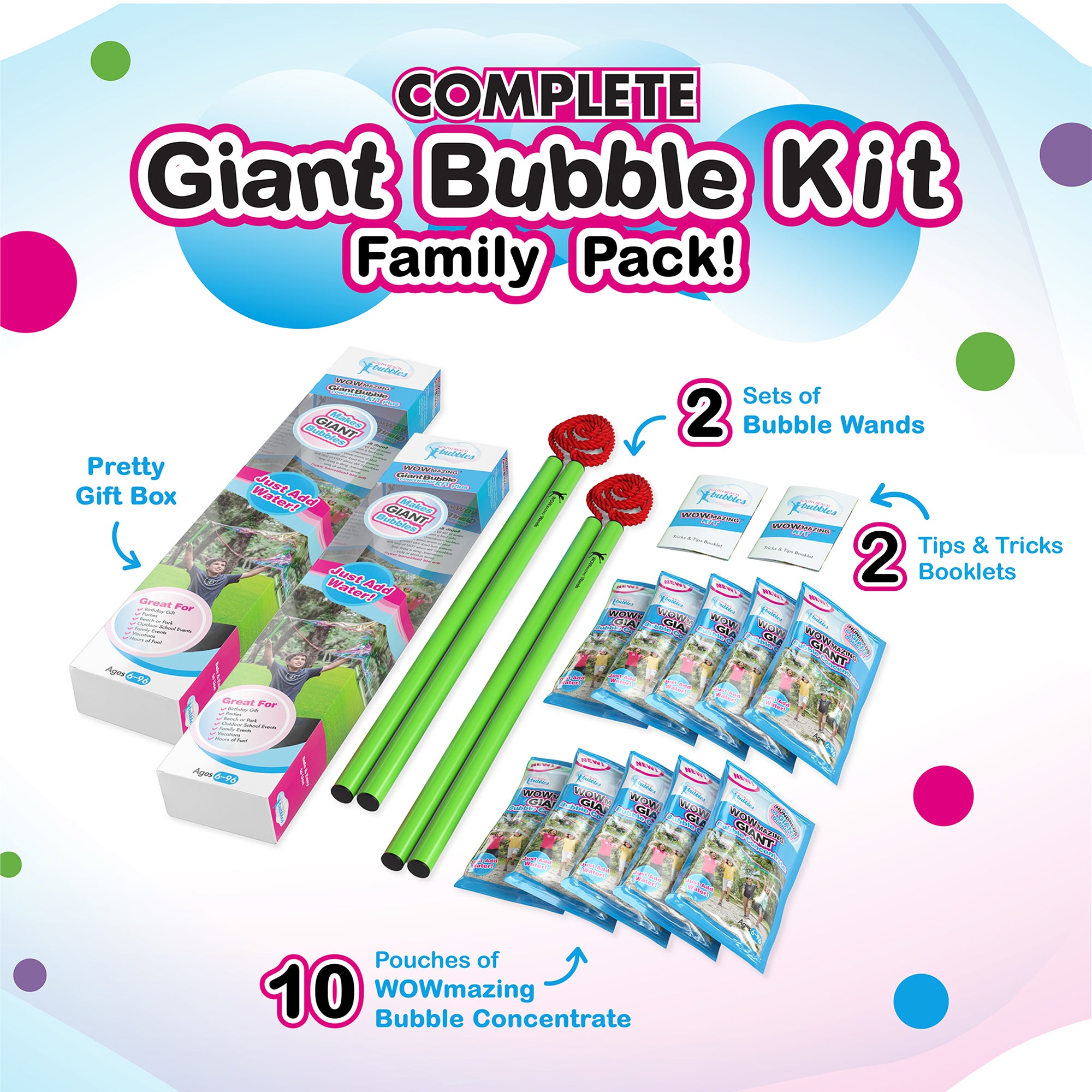 WOWmazing Family Pack – South Beach Bubbles