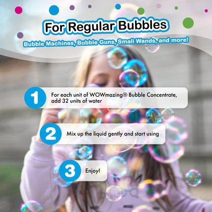 WOWMAZING Big Bubble Concentrate - By the Gallon