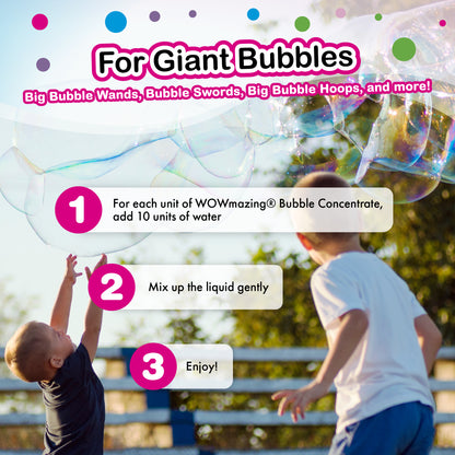 WOWMAZING Big Bubble Concentrate - By the Gallon