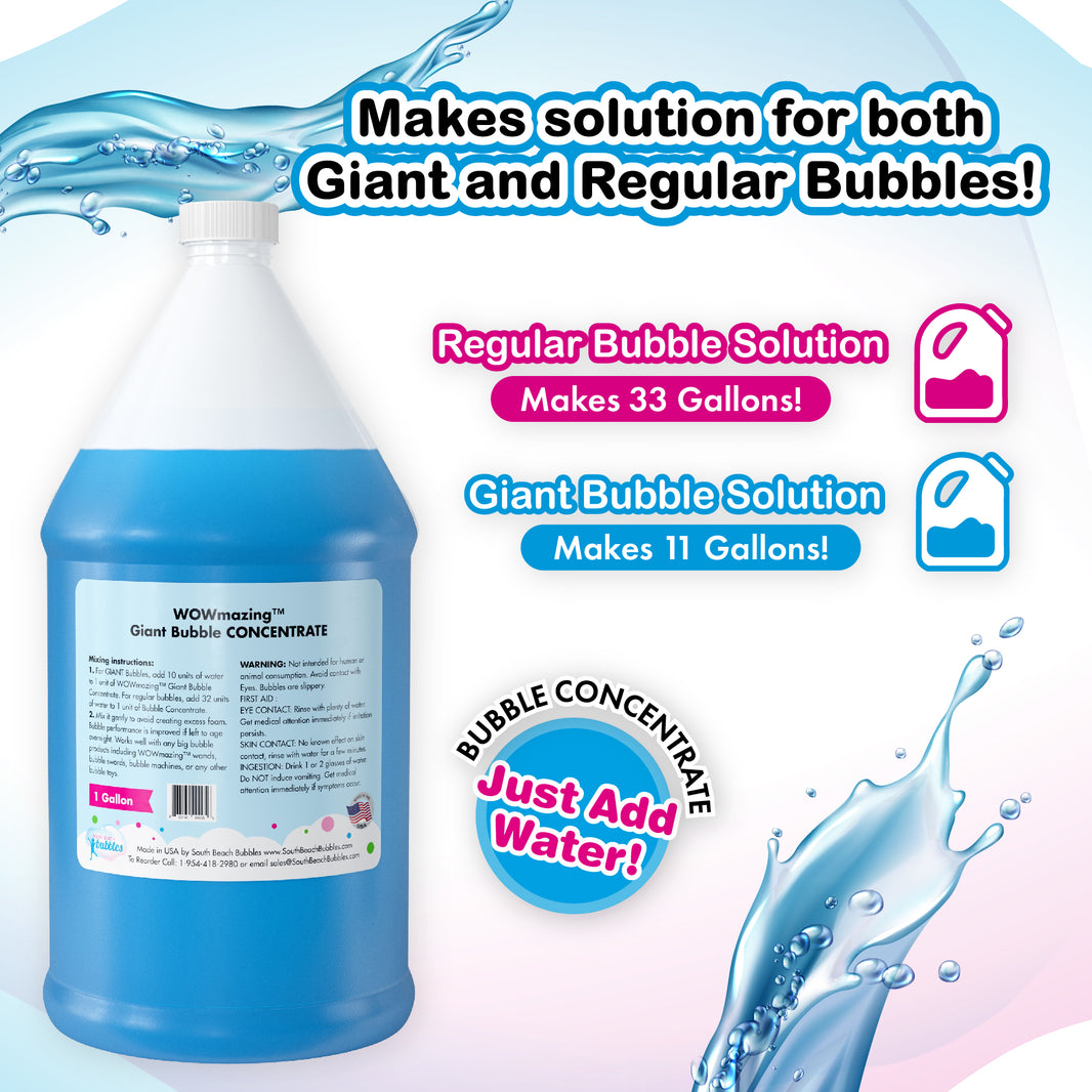 WOWMAZING Big Bubble Concentrate - By the Gallon
