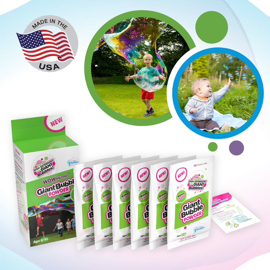 WOWmazing Bubble POWDER (6 packets)